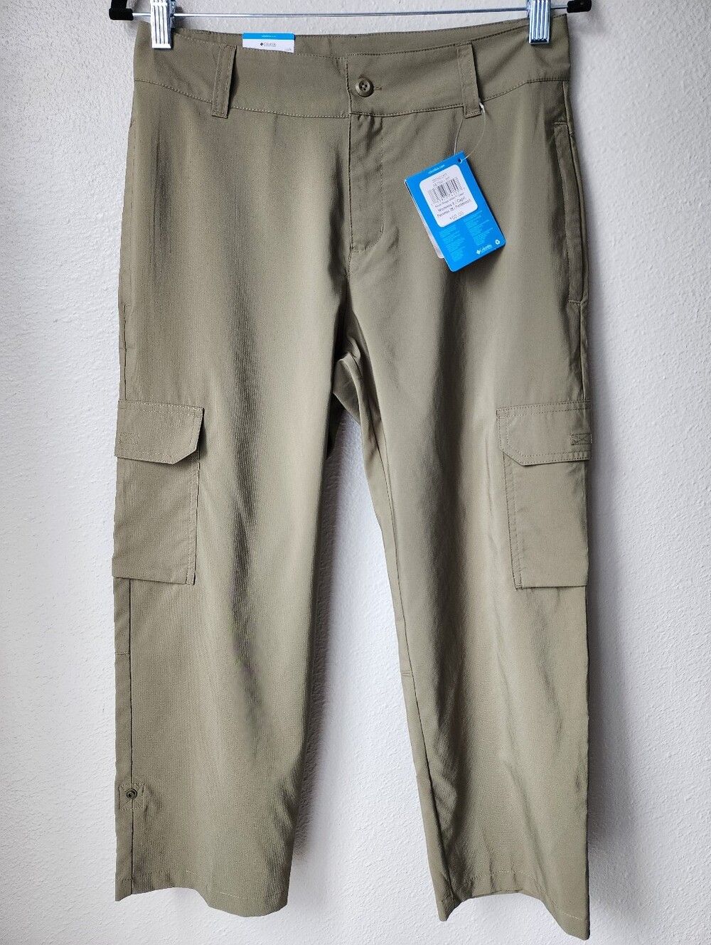 Columbia Silver Ridge Lightweight Capri Pant Size 6 In Olive Stone Green NWT